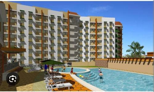 The Lancris Residences, 2 Bedrooms, Bathroom, Living room, Kitchen and Community Pool, Manila (fotografie 4)
