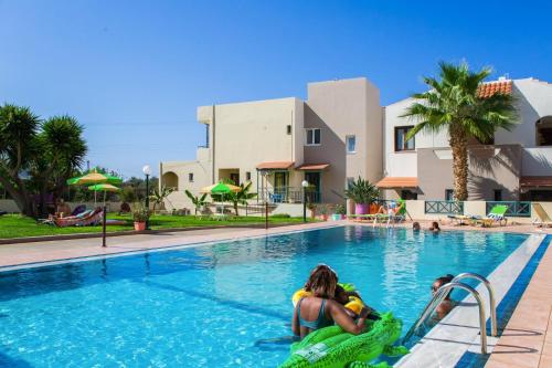 Swimming pool, Theoni Apartments near mama mia