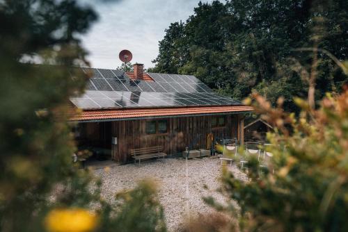 A szálláshely kívülről, Ferienhaus Woidhaus in Kollnburg