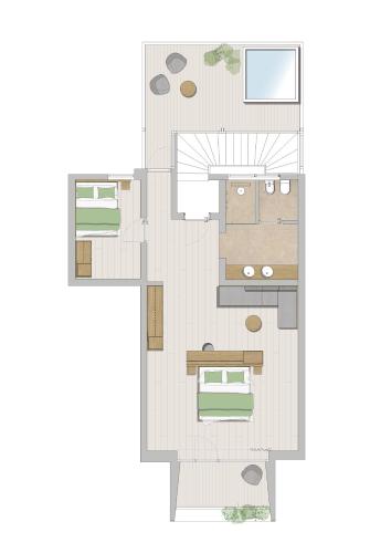 2 bedrooms, 4 beds