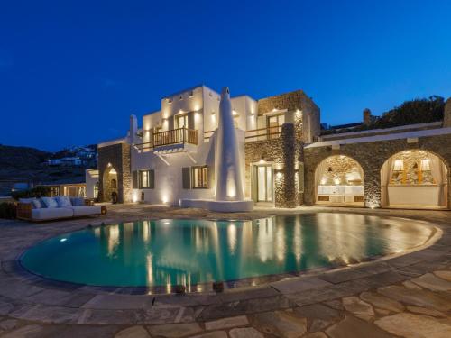Villa de Zeus, Miasto Mykonos