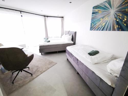 HH 06 by ROCKCHAIR - SUPERHOST Status - Modernes Apartment mit sonnigem Balkon & premium Boxspringbetten in Winterhude - Hamburg Top Geheimtipp