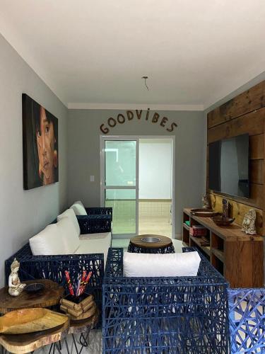 Lindo Apartamento Frente Mar in วีลาบัลเนียเรีย