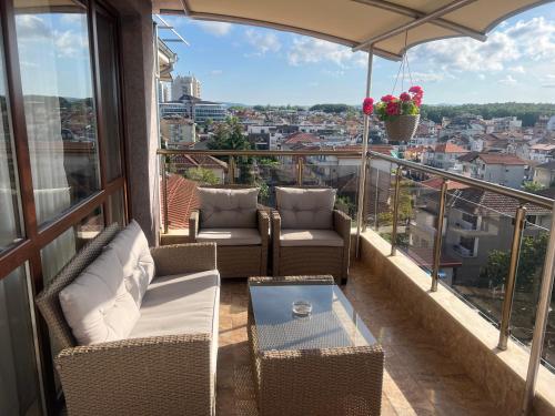 陽台/露台, Hotel Lazur in 希典