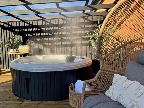 Hot tub, Wisteria Osterlen in Skillinge