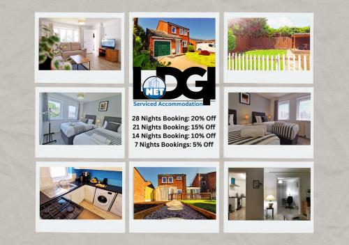 Dawley Detached House with parking, garden, Wi-Fi gîte à louer Dawley