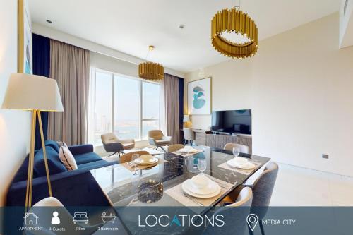 Locations I Avani Palm View I Luxury 2 Bedroom I Sea View I Pool, Gym, Parking, Wi-Fi, Dubaj