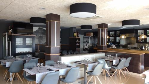 Étterem, Hostal Santa Clara in Estartit