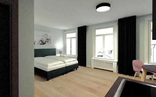 Studio Apartment with One Double Bed