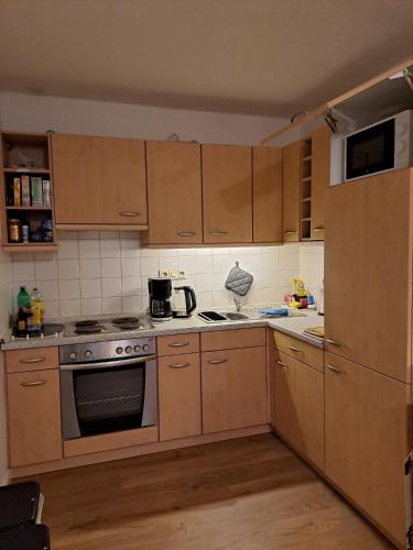 廚房, Ferienwohnung Gitta in 呂特延堡