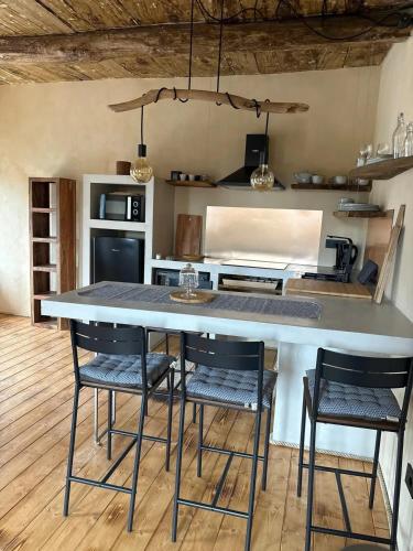 廚房, Apartment in Tapigliano with Garden and Parking in 內比烏諾