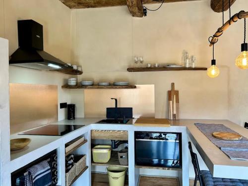 廚房, Apartment in Tapigliano with Garden and Parking in 內比烏諾