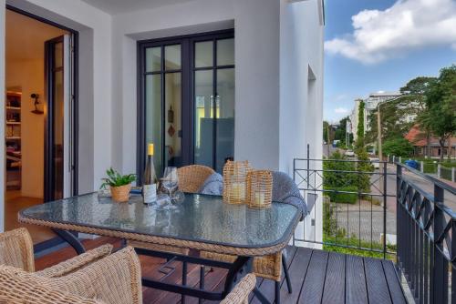 Balcony/terrace, Ferienwohnung Ankerplatz in der Villa Sofie Binz in Ostseebad Binz