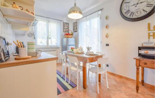 virtuve, Villa Silvia in Coreglia Ligure