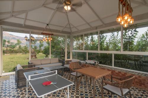 ELIVAAS Nimishka 5 BHK Villa with Pvt Pool, Garden & Scenic Views near Karla Caves