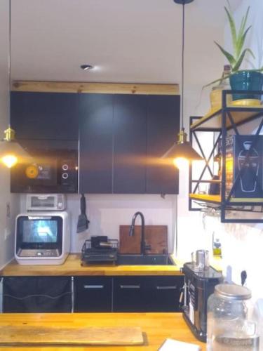 مطبخ, Loft PLAYA -60m- & TRABAJO -online- in La Bolera