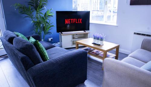 Great 2Bed Apt in Salford Quays With Water View, Manchester (fotografie 7)