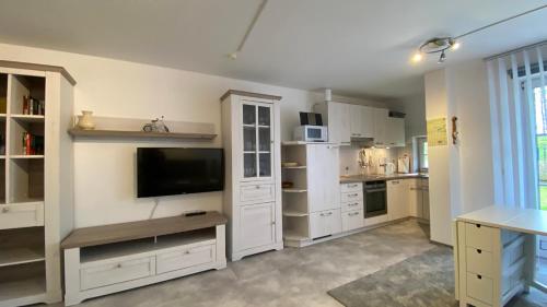 Kitchen, Seeschloßchen Ferienwohnung 3 in Busumer Deichhausen