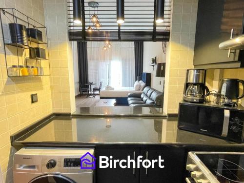 Konyha, Birchfort - High Quality Spacious Studio near IBN Battuta Sétány