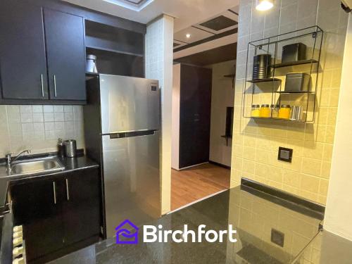 Konyha, Birchfort - High Quality Spacious Studio near IBN Battuta Sétány