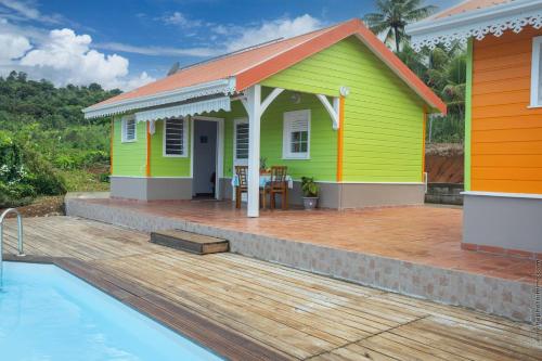 Instalaciones, Bungalow avec piscine au cœur de la campagne Vert in Le Marigot