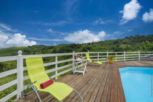 Instalaciones, Bungalow avec piscine au cœur de la Campagne Oge in Le Marigot