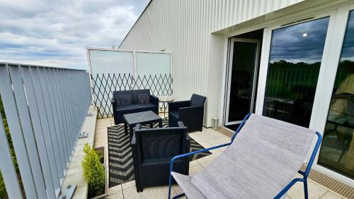 Балкон/тераса, Penthouse lumineux 20min Paris et Disney avec 2 balcons in Ноазиел