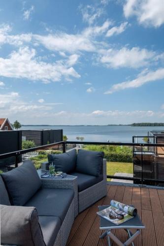 Lifestyle Cube mit Dachterrasse Meerblick und Strand in Hulshorst