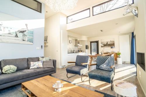Lifestyle Cube mit Dachterrasse Meerblick und Strand in Hulshorst