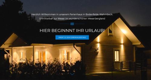 Das Ferienhaus an der Weser in Bodenfelde