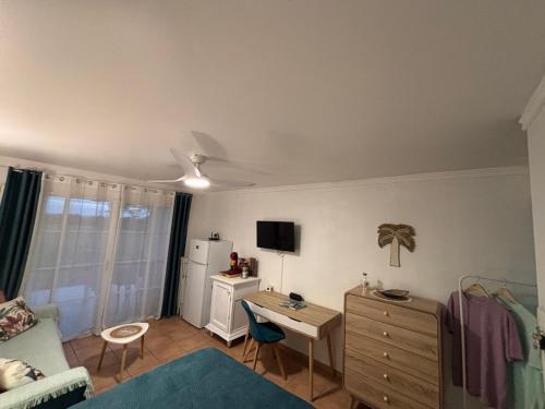 Studio Ti Karanbol RDC vue mer dans Résidence de Tourisme 3