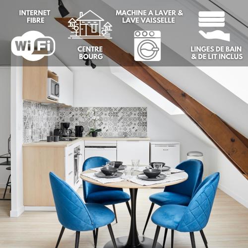. Le Grand Bleu - Wifi fibre/Linge/Accès cour