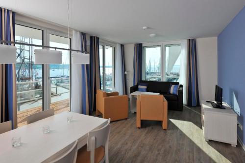 Apartmenthaus Hafenspitze  Ap 21, Blickrichtung Binnenhafen NordOffenes Meer - a72367, Eckernförde (Foto 8)