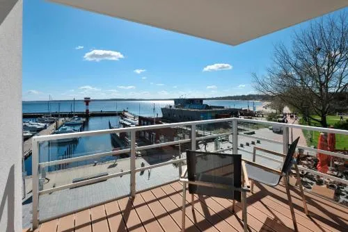 Apartment 14 "Strandläufer", Blickrichtung Offenes MeerStrand in Eckernförde, Deutschland