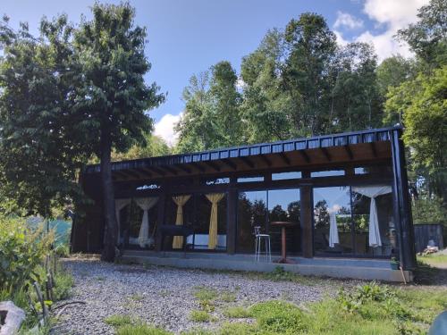 Cabaña con tinaja Caburgua