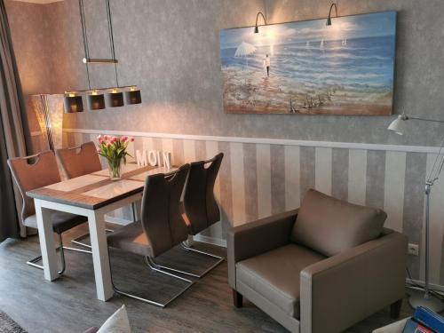 Apartment 38 "Skippers Topp", Apartmenthaus Hafenspitze,Blickrichtung InnenstadtBinnenhafen in Eckernforde