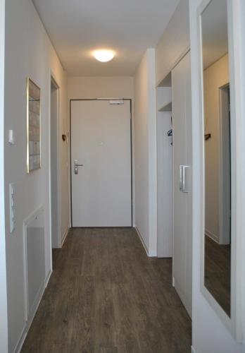 Apartment 29 "Heimathafen 29", Apartmenthaus Hafenspitze, Blickrichtung InnenstadtBinnenhafen in Eckernforde