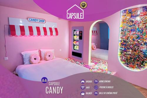 Capsule Candy - piscine à boules - cinéma privé, Roubaix