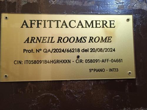 Arneil Rooms Rome, Roma
