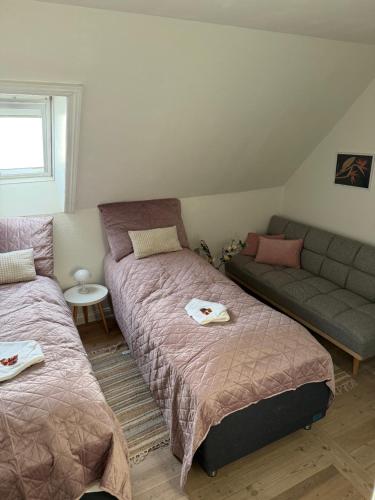 Meget central, fri parkering, 4-7 personers overnatningssted