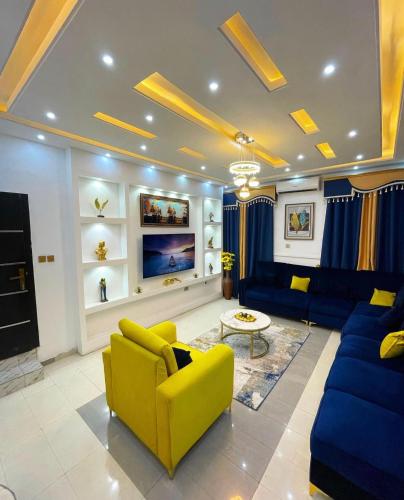Shared lounge/TV area, CZ Hotel in Port Harcourt