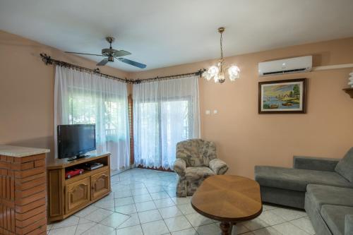 ห้องส่วนกลางสำหรับนั่งเล่น/ดูทีวี, Napsugár Vendégház (Napsugar Vendeghaz) in โปรอสซโล่