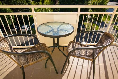 Balcony/terrace, Thermal Residence Apartman in Zalakaros
