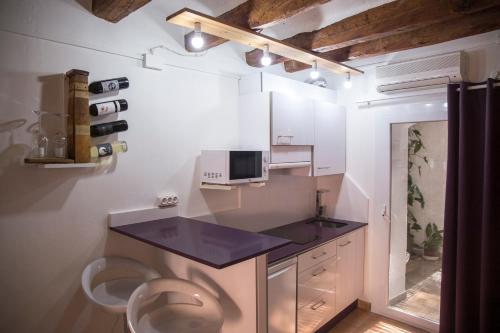 廚房, Espígol Priorat - apartamento estudio (Espigol Priorat - apartamento estudio) in 法爾塞特