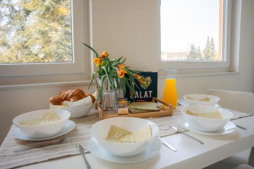 modern Apartment - balcony - WLAN - Smart-TV - Kitchen - for workers