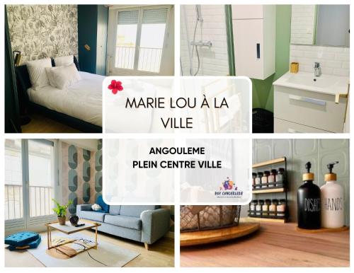 Cocon Lumineux Centre, Gare 10min, Wifi , 4p, Angoulême