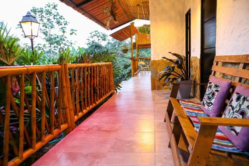 View, El Jardin Casa de Campo in Calarca