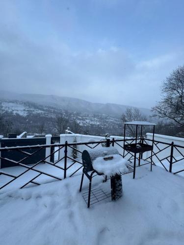Cozy villa in snowy forest in Qechresh