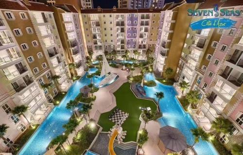 Seven Seas Cote d'Azur Family-friendly one bedroom with Pool& Gym Steps to Beach 3