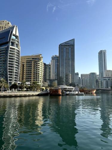 New luxury 1 bedroom apt with Marina Promenade view, Dubai (Foto 8)